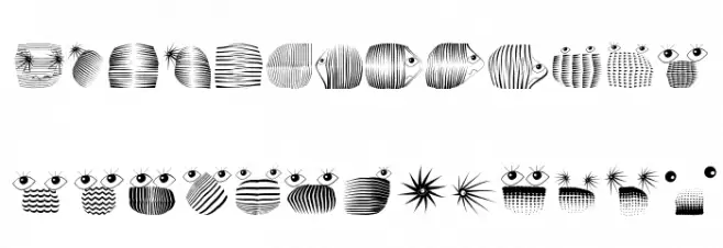 GeometricFeelings Schriftart Groß