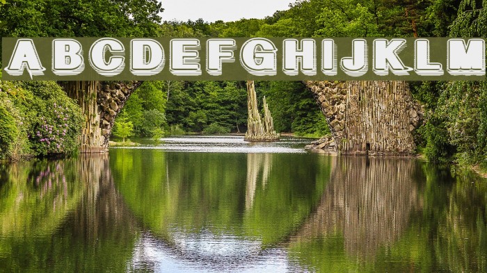 GeometricFog Font examples
