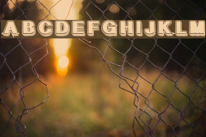 GeometricFog Font examples
