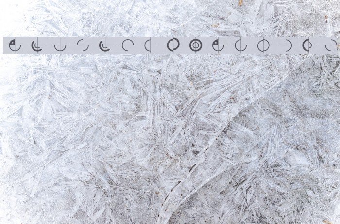 GeometricGlyphs Font examples