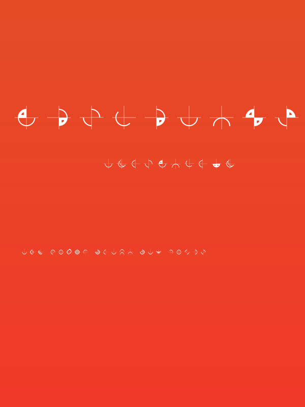 GeometricGlyphs Poster