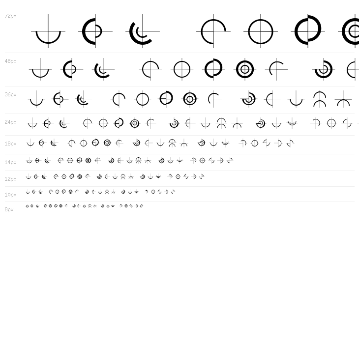 GeometricGlyphs Waterfall