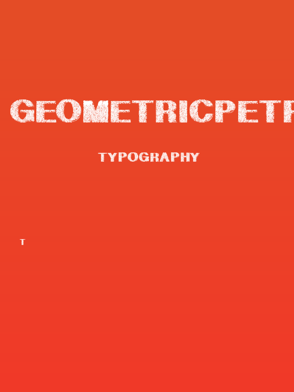 GeometricPetras Poster