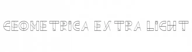 Geometrica Extra Light  Descarca Fonturi Gratis