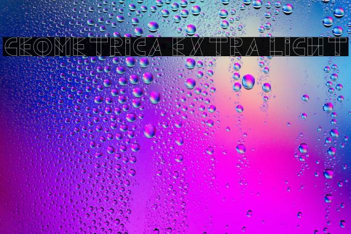 Geometrica Extra Light Example 1