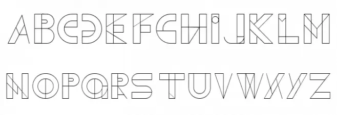 Geometrica Extra Light Polices MINUSCULES