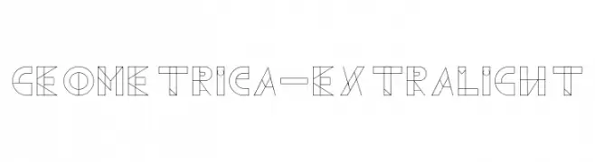 Geometrica-ExtraLight  Descarca Fonturi Gratis