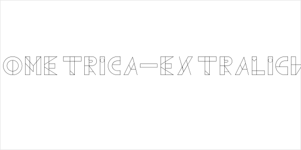 Geometrica-ExtraLight Logo