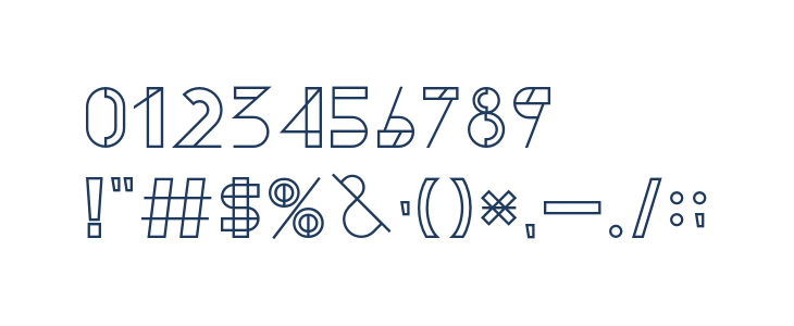 Geometrica-Regular Other Characters