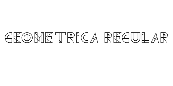 Geometrica Regular Logo