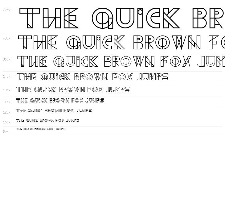 Geometrica Regular Waterfall