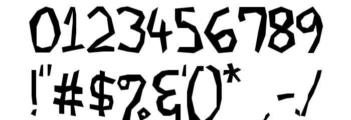 Geometrico Font OTHER CHARS