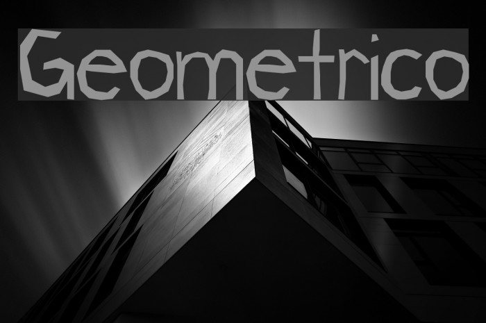 Geometrico Font examples