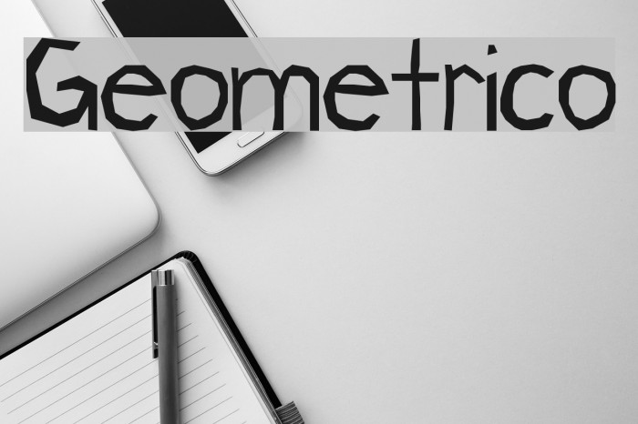 Geometrico Font examples