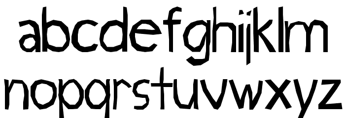 Geometrico Font LOWERCASE