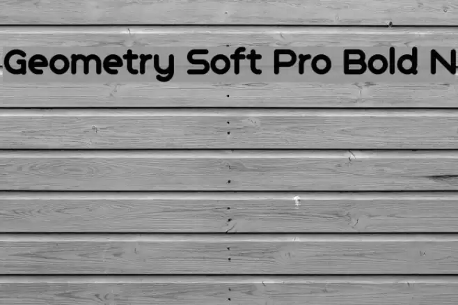 Geometry Soft Pro Bold N Caratteri examples