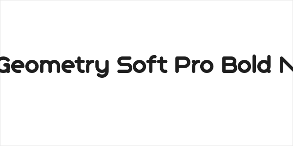 Geometry Soft Pro Bold N Logo