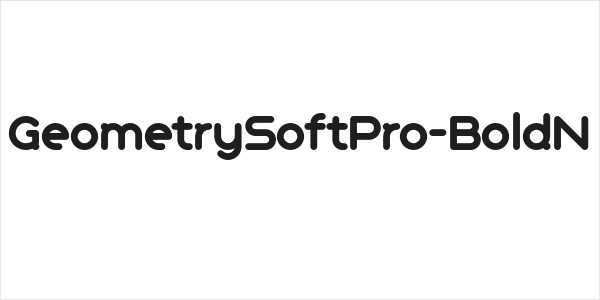 GeometrySoftPro-BoldN Logo