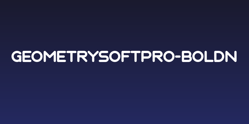 GeometrySoftPro-BoldN Social Header