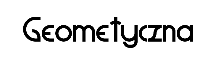 Geometyczna  免费字体下载