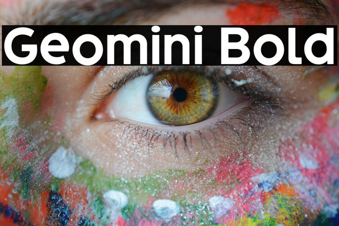 Geomini Bold Example 1