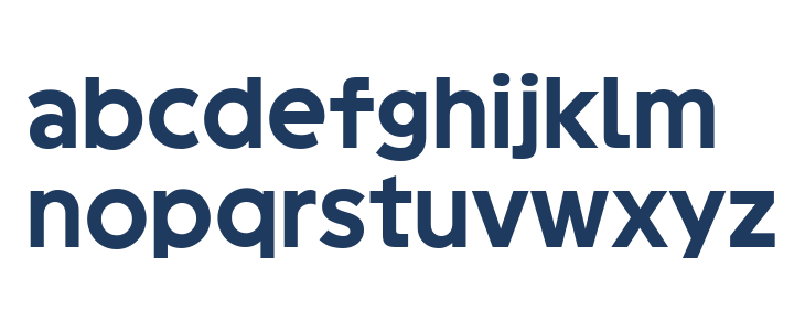 Geomini Bold Lowercase