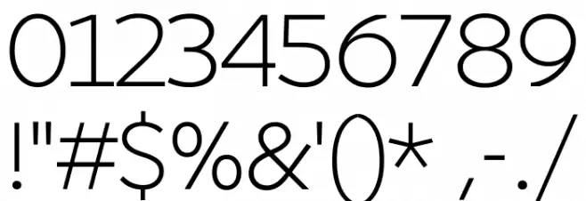 Geomini ExtraLight फ़ॉन्ट अन्य घर का काम