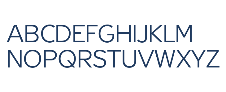 Geomini Light Uppercase