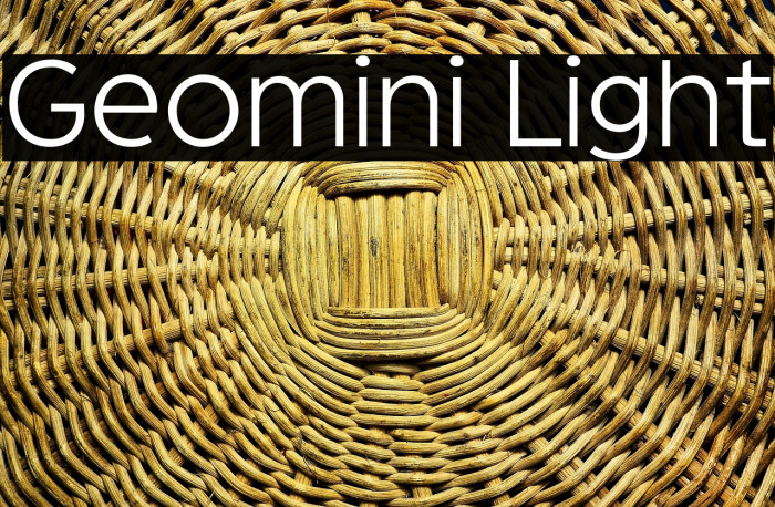 Geomini Light Example 1