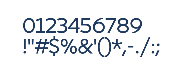 Geomini Regular Other Characters