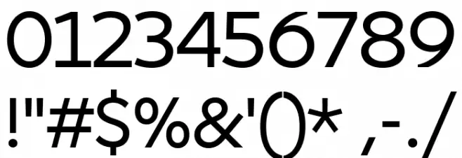 Geomini Regular फ़ॉन्ट अन्य घर का काम