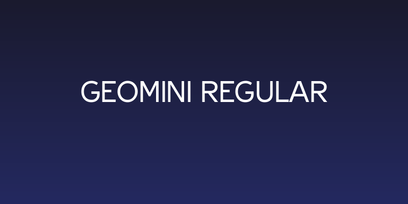 Geomini Regular Social Header