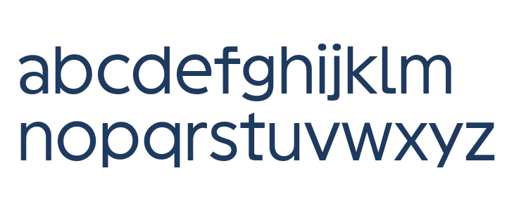 Geomini Regular Lowercase