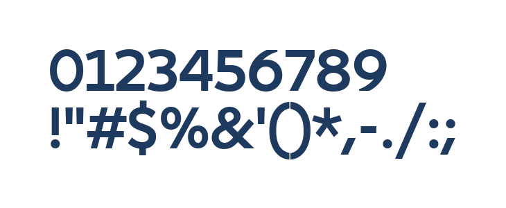 Geomini SemiBold Other Characters