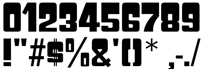 GeoparodyHv-Regular Font OTHER CHARS