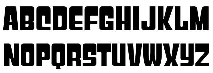 GeoparodyHv-Regular Font LOWERCASE