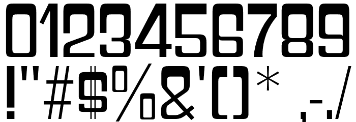 GeoparodyRg-Regular Font OTHER CHARS