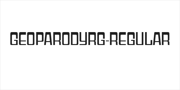 GeoparodyRg-Regular Logo