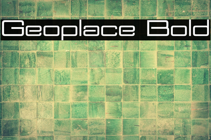 Geoplace Bold Example 2