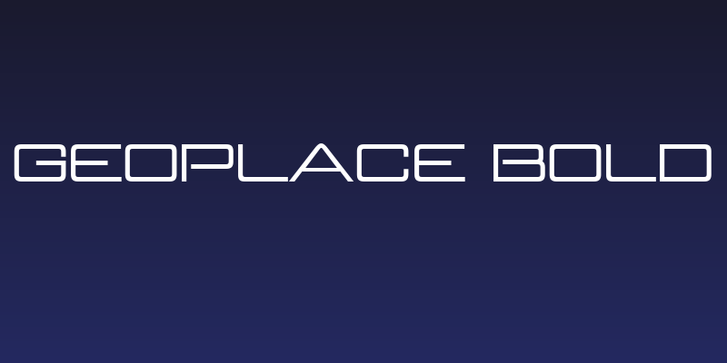 Geoplace Bold Social Header