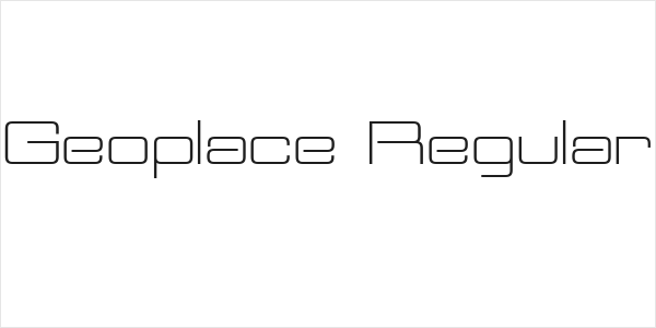 Geoplace Regular Logo