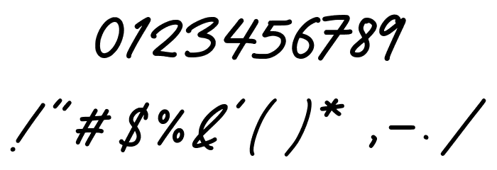 Georado Font OTHER CHARS