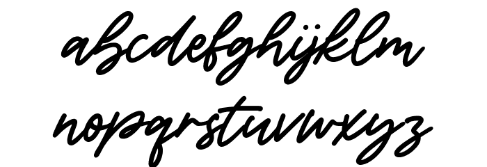 Georado Font LOWERCASE