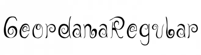 GeordanaRegular  Fuentes Gratis Descargar