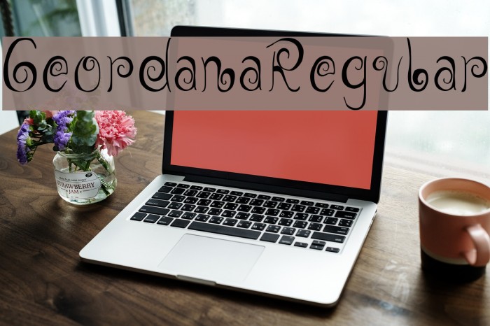 GeordanaRegular Font examples