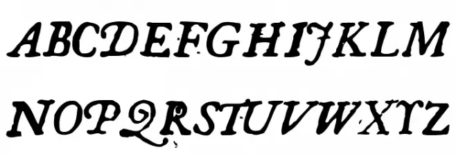 GeorgItalic Шрифта ВЕРХНИЙ