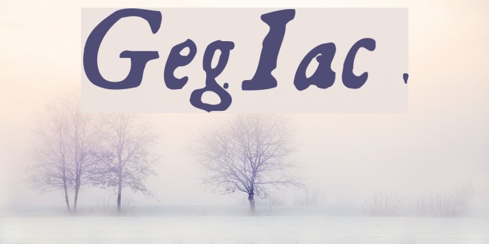 GeorgItalic Font examples
