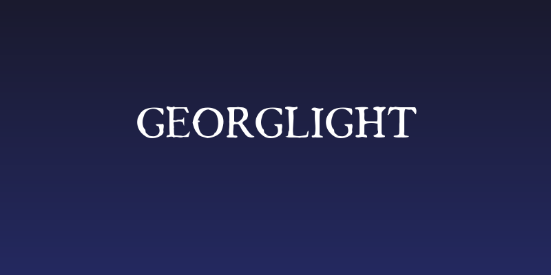 GeorgLight Social Header