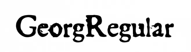 GeorgRegular  baixar fontes gratis