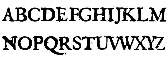 GeorgRegular Шрифта ВЕРХНИЙ